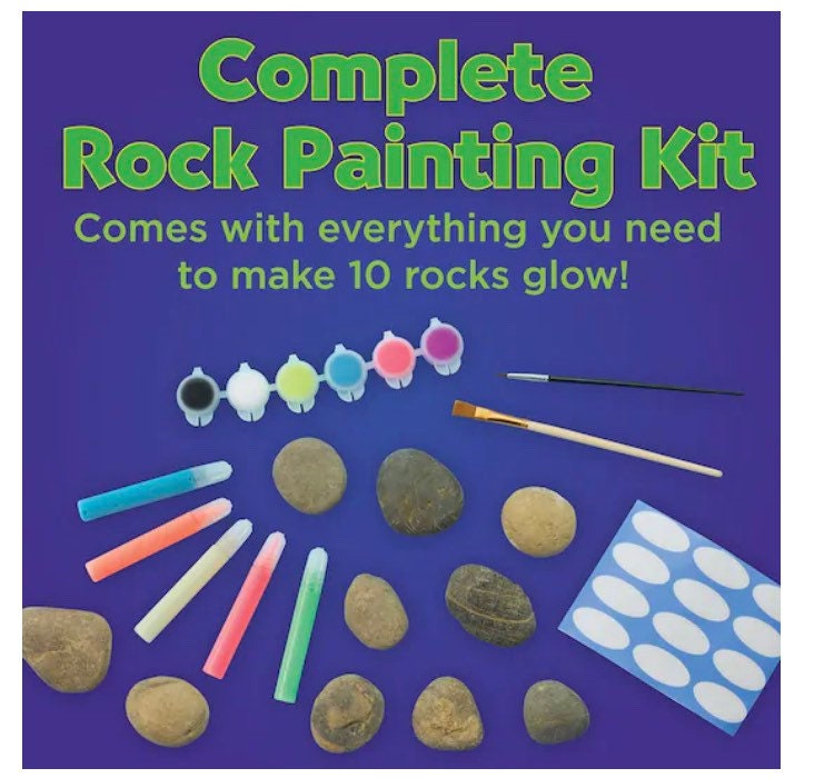 Creativity for Kids Glow in The Dark Rock Painting Kit