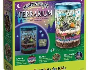 Creativity for kids grow n’ glow terrarium