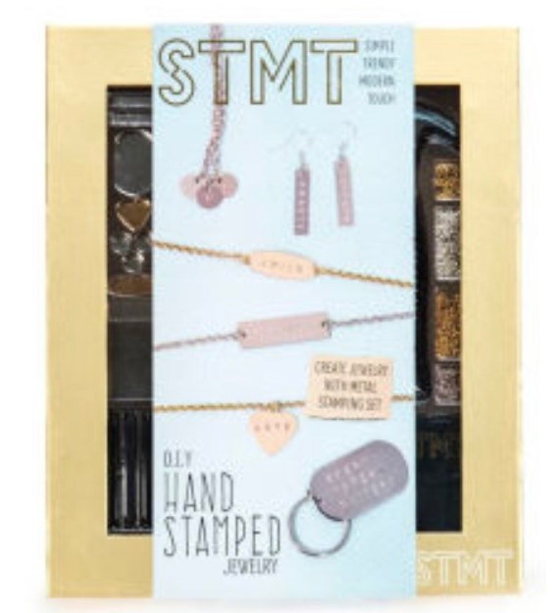 Kit de fabrication de bijoux estampés à la main DIY STMT image 1