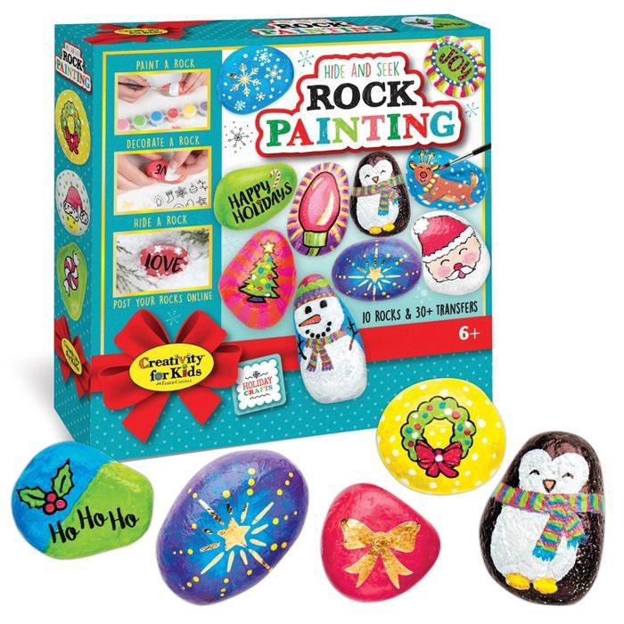 Dezzy's Workshop Rock Painting Kit Fun Craft Kit for Kids Rock Kit for Kids  Great Gift Item for Boys and Girls 