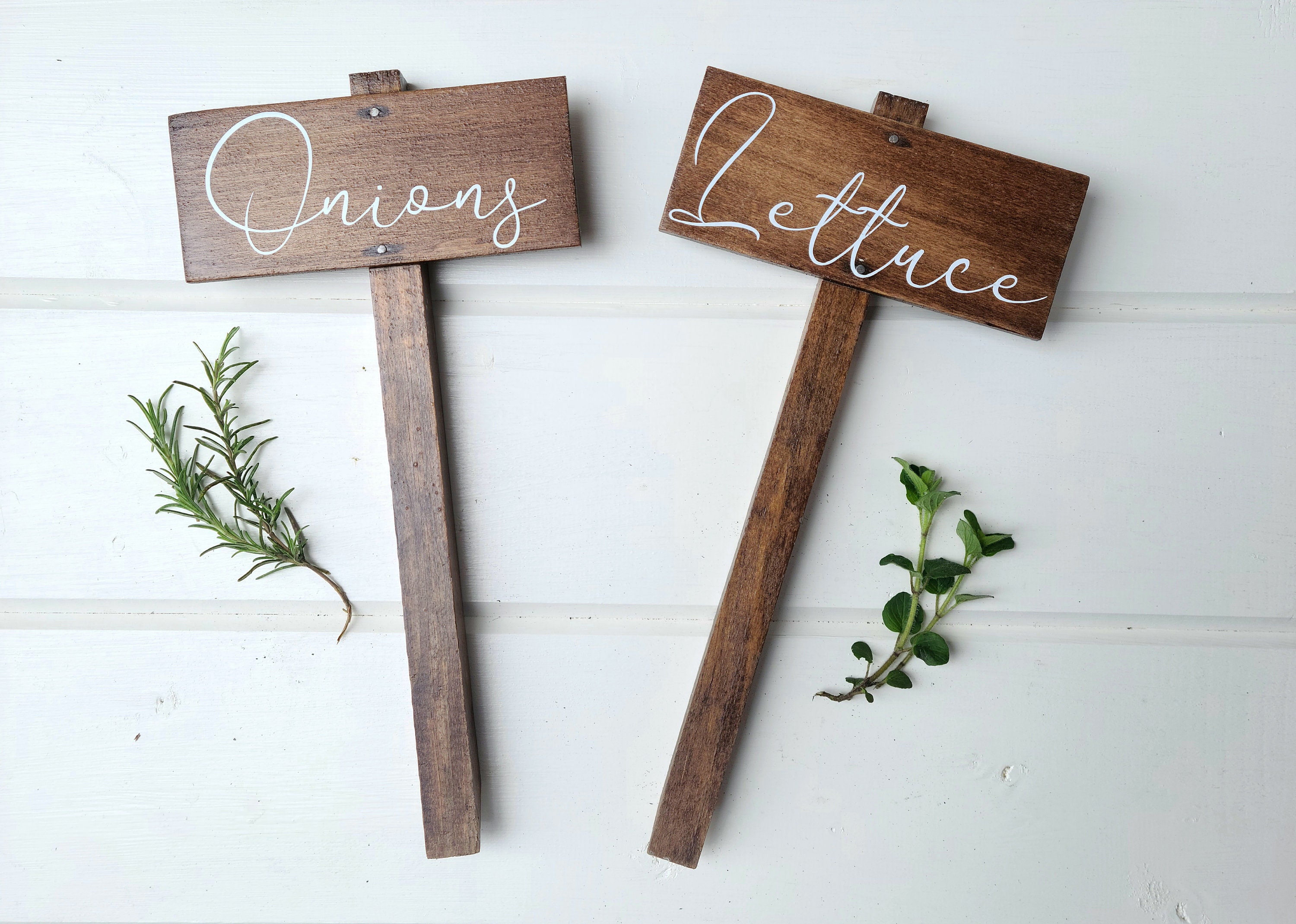 Large Vegetable/Herb Garden Signs Etsy