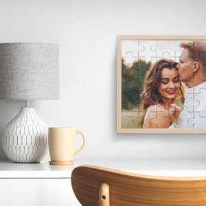Personalized Puzzle, Couples Gift, Photo Puzzle, Custom Puzzle, Wedding Gift, Anniversary Gift, Wooden Puzzle