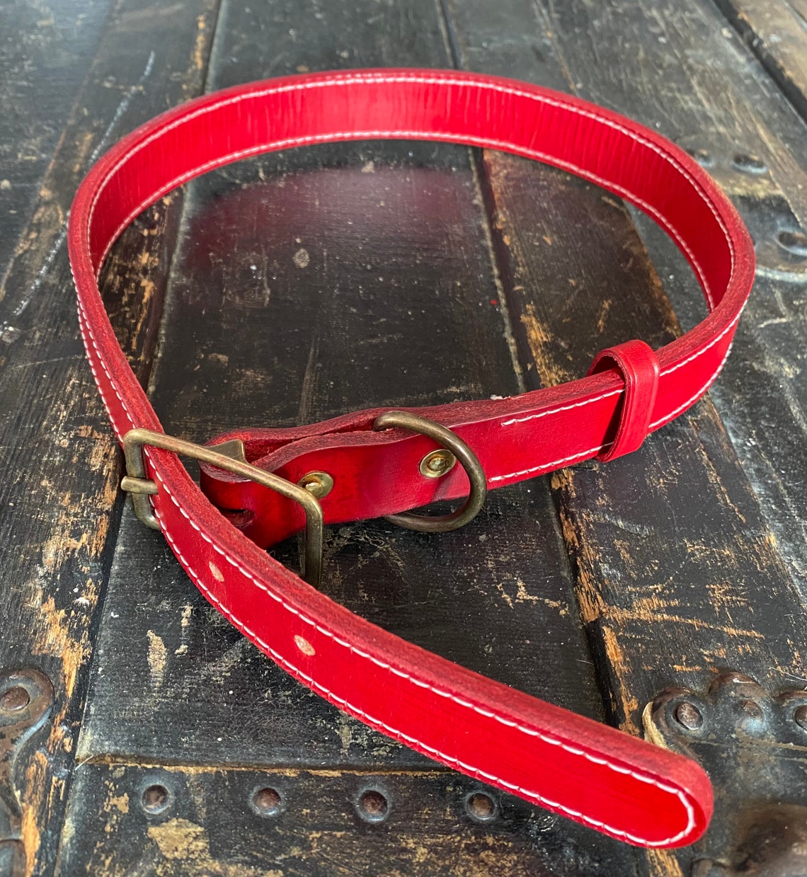 GOOD BOY Handmade Dog Collar Personalized Leather Dog Collar Etsy