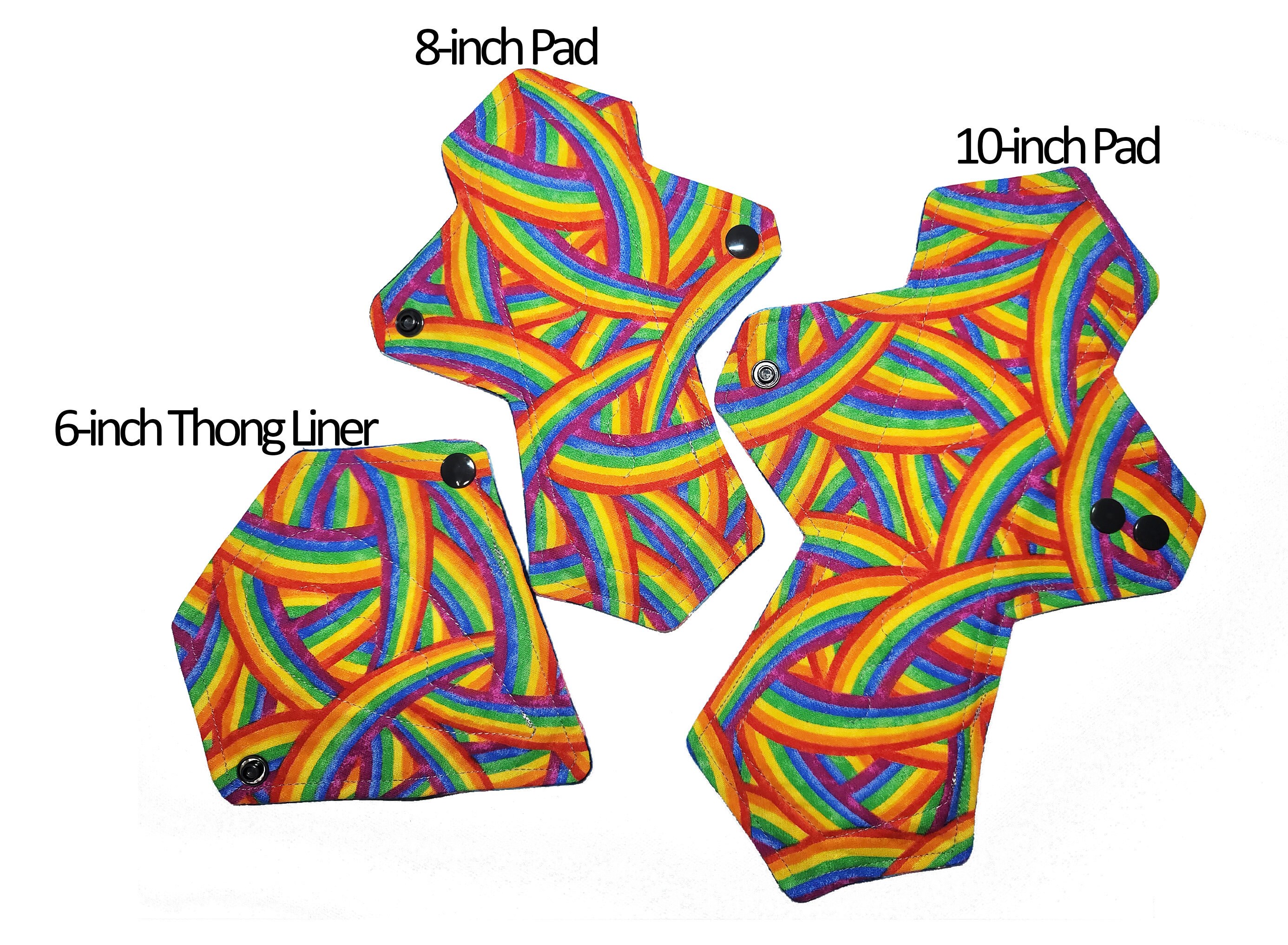Pride Pads - Reusable Cloth Menstrual Pads | 100% Cotton outers and b…