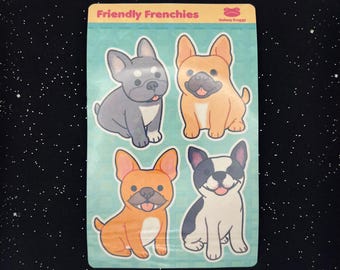 French Bulldog Friendly Puppy Stickers