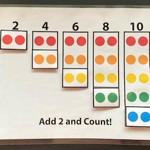 Count by 2&#39;s - Skip Counting - Learning Binder Page