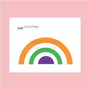 Build A Rainbow Learning Binder Page - Etsy