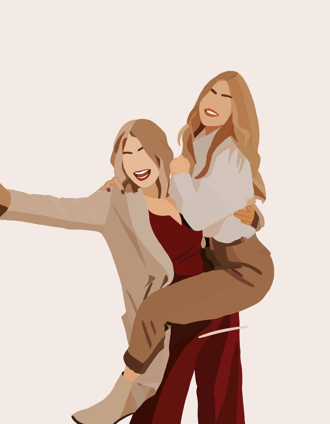photo to faceless illustration photo to faceless illustration