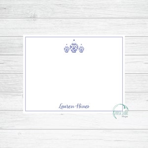 Watercolor Ginger Jar Personalized Notecard