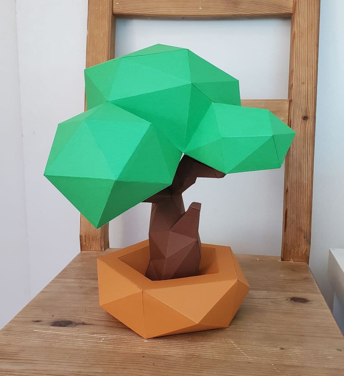 Bonsai Tree, Decoration DIY Papercraft Pepakura DIY Low Poly Origami ...