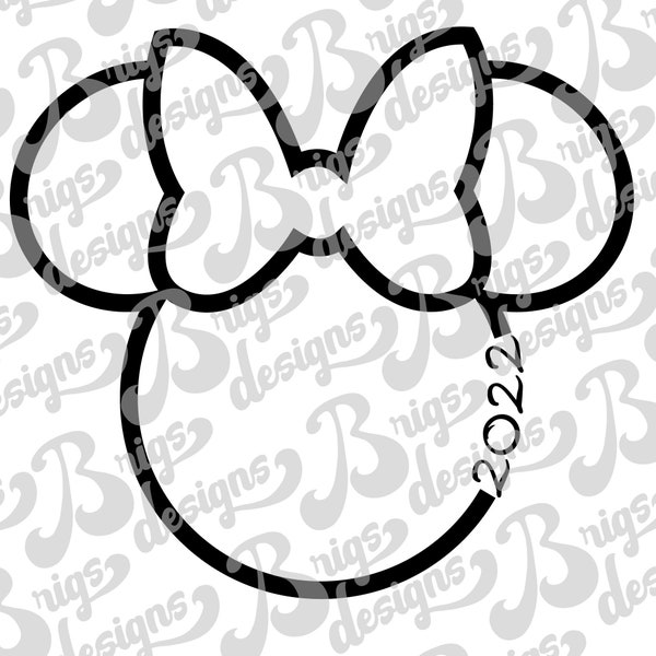 Minnie Head 2022 SVG