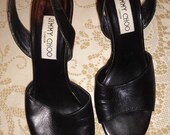 Authentic Jimmy Choo Leather Sling Back Heels