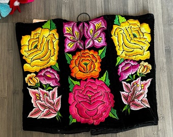 Floral Embroidered Corset ( L ) - Etsy
