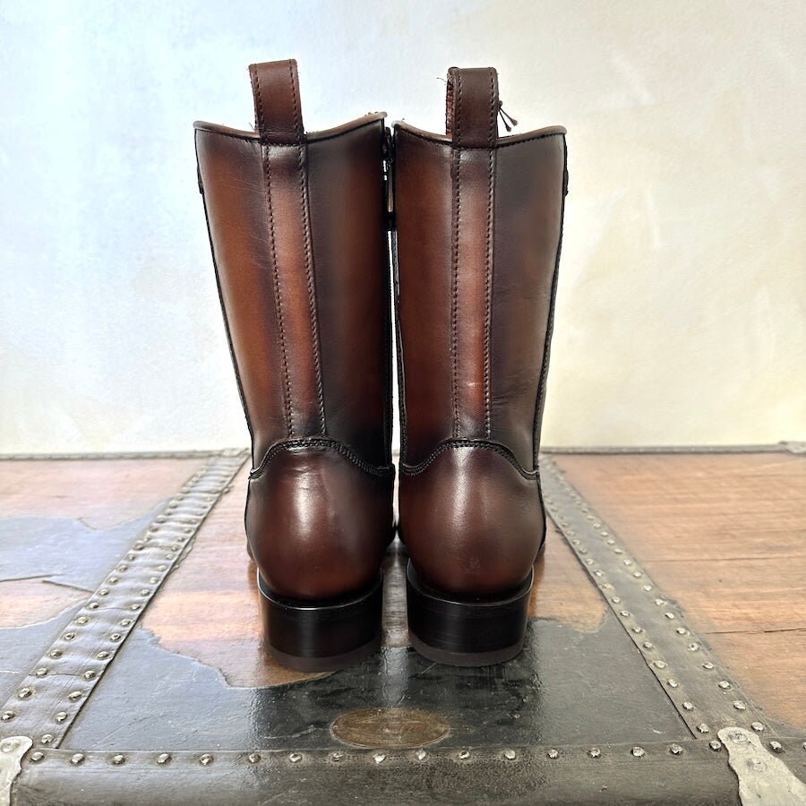 Cuadra Mens Exotic Leather Cowboy Brown Boots 1J2KFY - Etsy