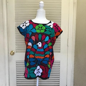 Pavo Real Embroidered Blouse (Size US M)