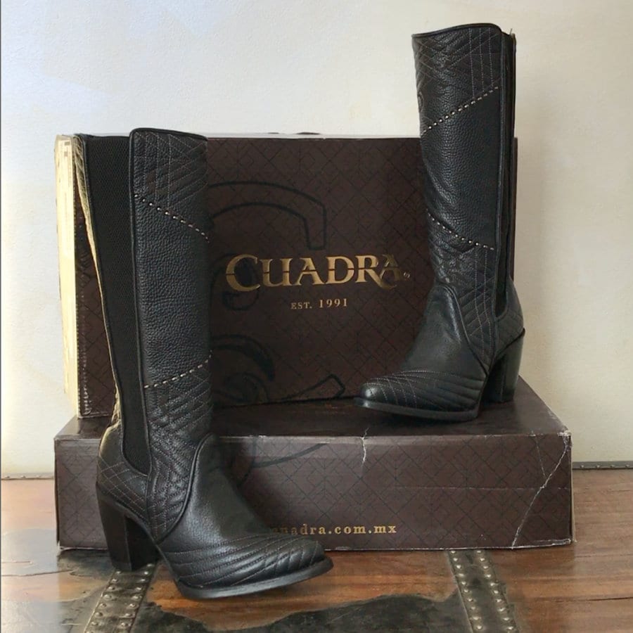 Cuadra Borcegos Para Mujer Botas Cuadra Largas Para Dama Bota
