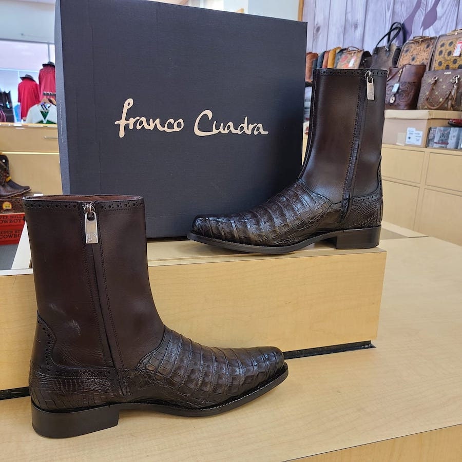 Franco Cuadra Mens Brown Dress Boot 827FWTS - Etsy display picture 1