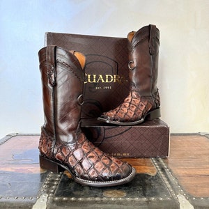 Cuadra Mens Pirarucu Chocolate Boots 3Z2FPI