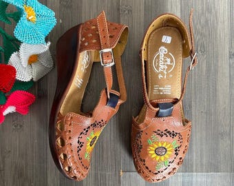Cacahi's Ankle Strap Wedges
