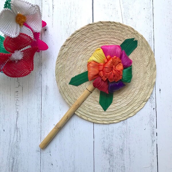 Fiesta Hand Woven Fan