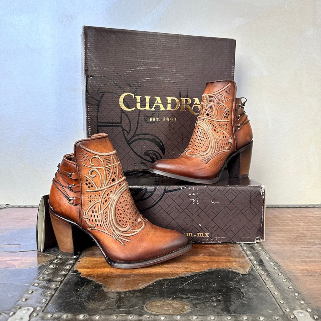 Cuadra Botines Mujer Crust Satro Castaño Miel 3F48RS México
