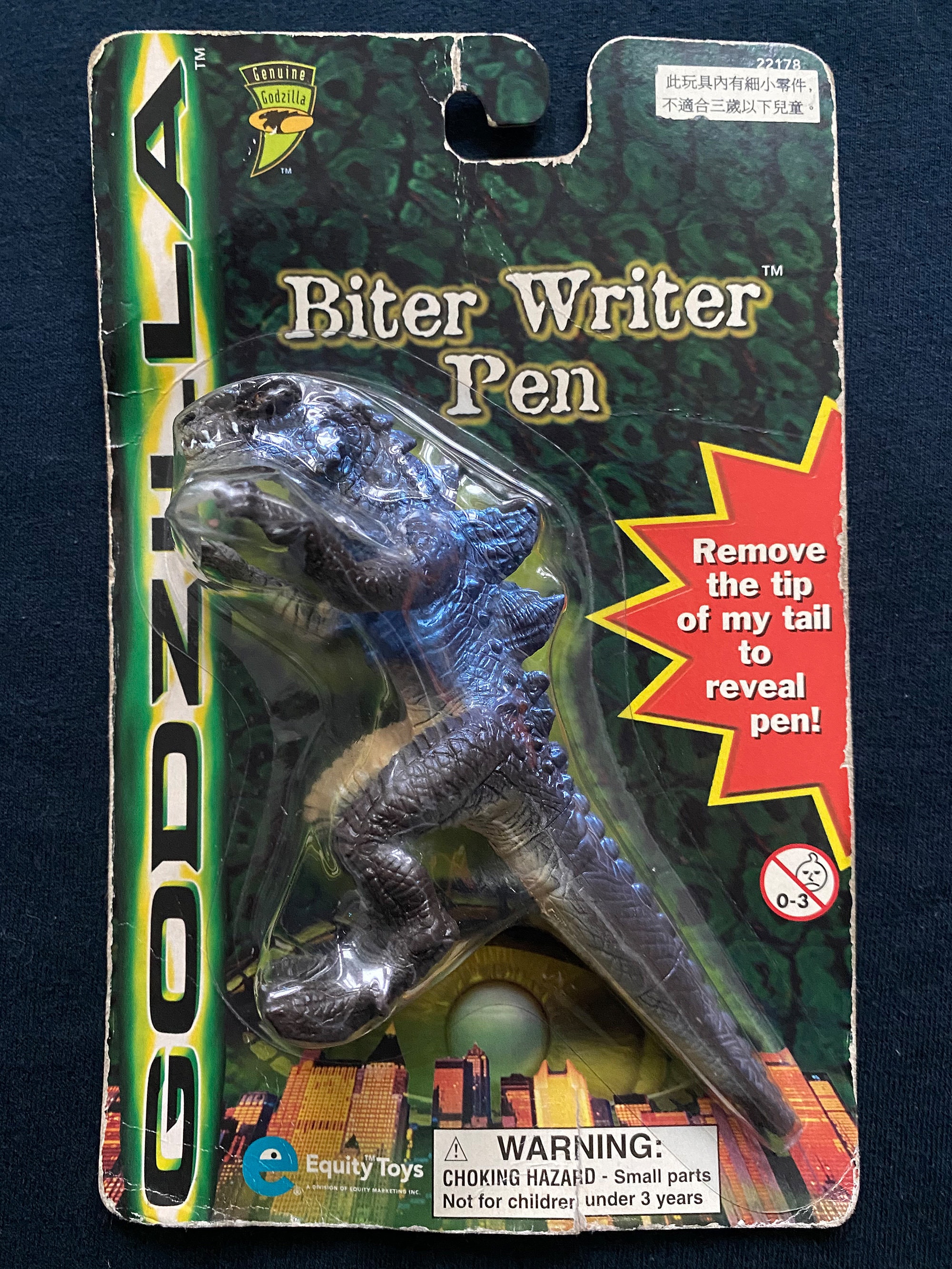 Vintage 1998 Equity Toys Godzilla Biter Writer Pen Collection Etsy 日本