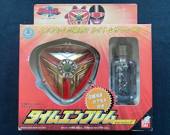 Vintage 2000 Bandai Power Rangers Mirai Sentai Time Ranger DX Chrono Quantum Morpher New Japan Rare