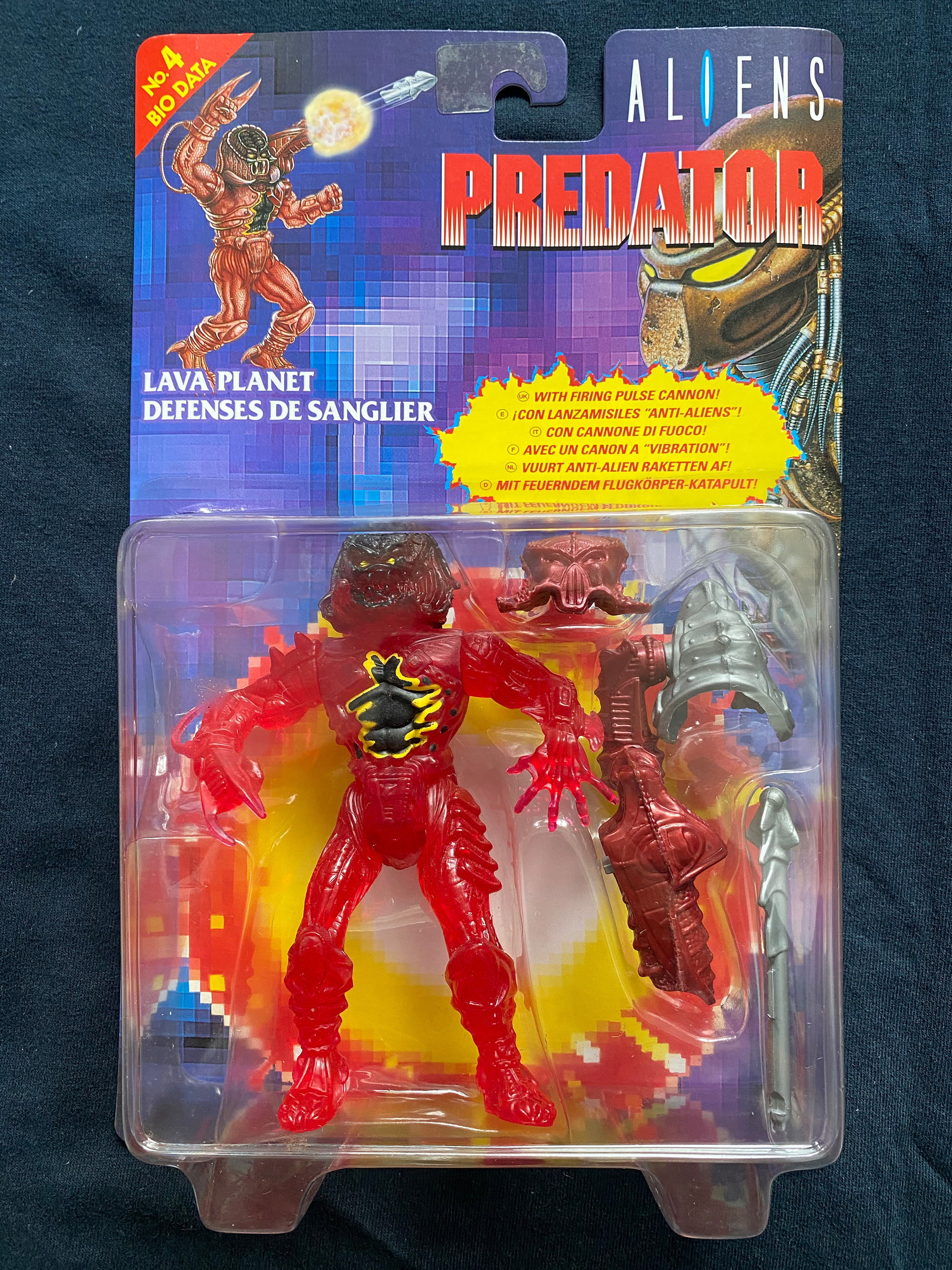 Vintage 1994 Aliens Predator Lava Planet Action Figure - Kenner - Etsy