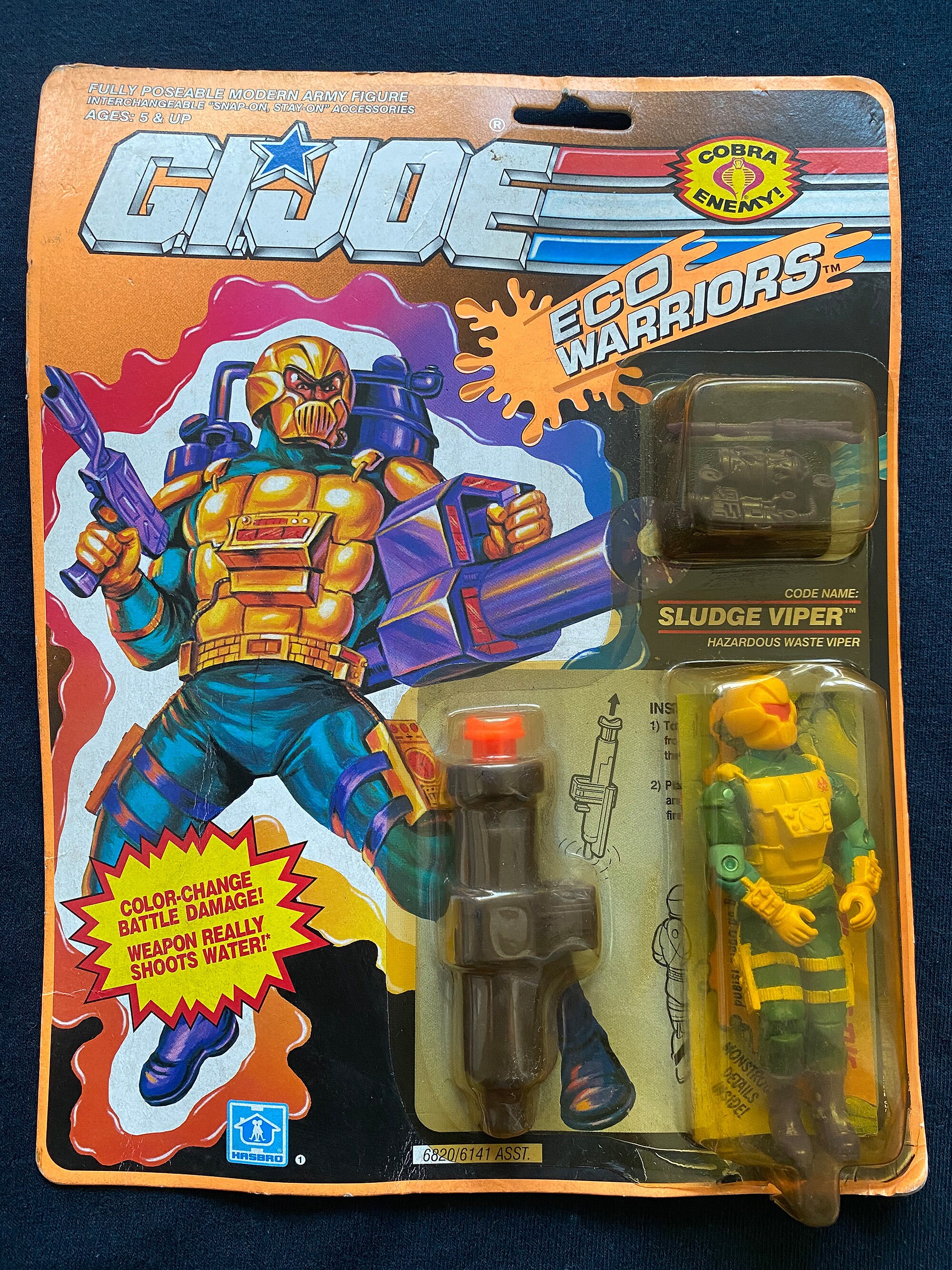Vintage 1990 GI Joe A Real American Hero ECO Warriors Sludge Etsy
