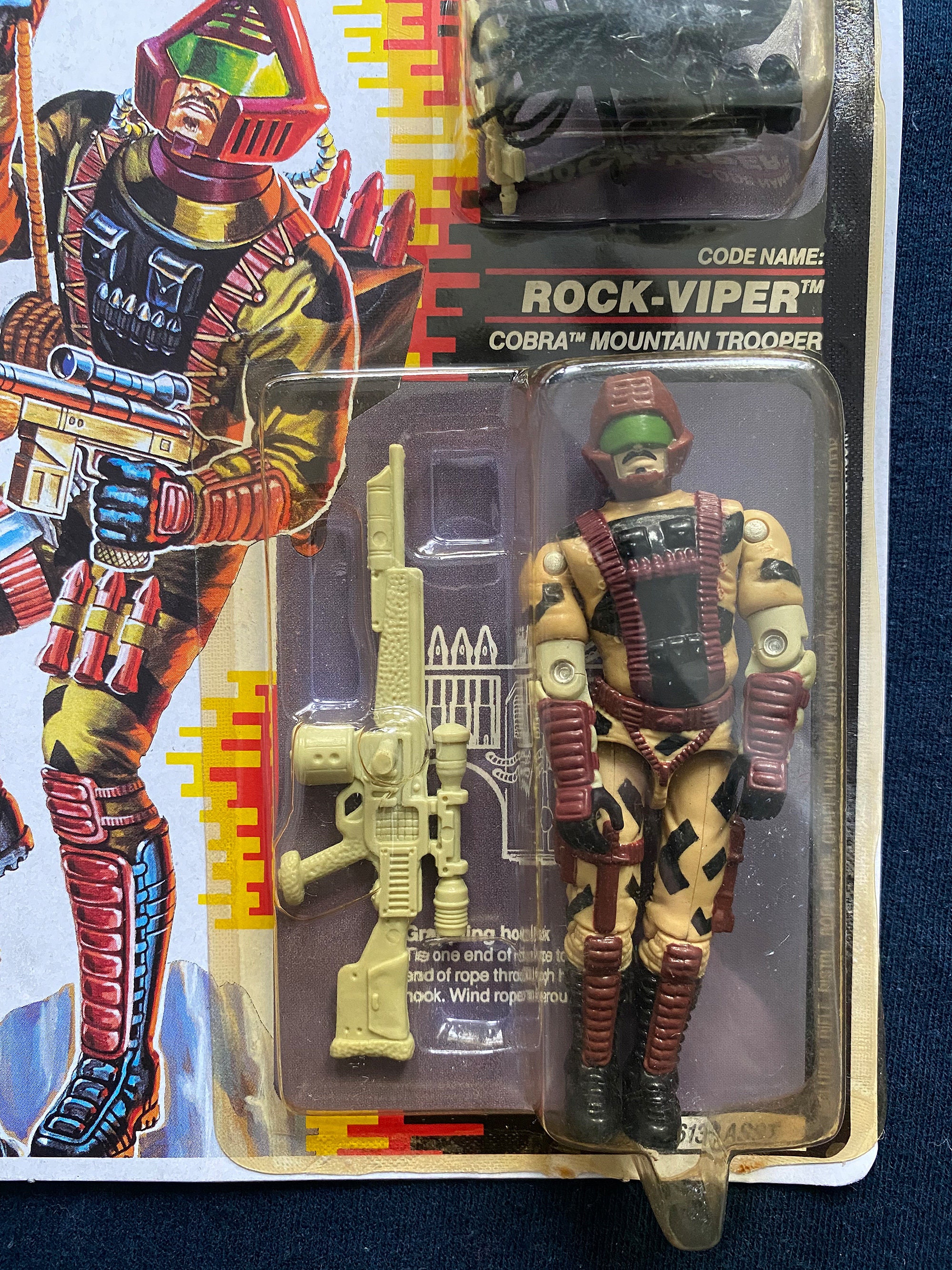 ☆当時もの☆ G.I.ジョー ロックバイパー ROCK-VIPER 中古品