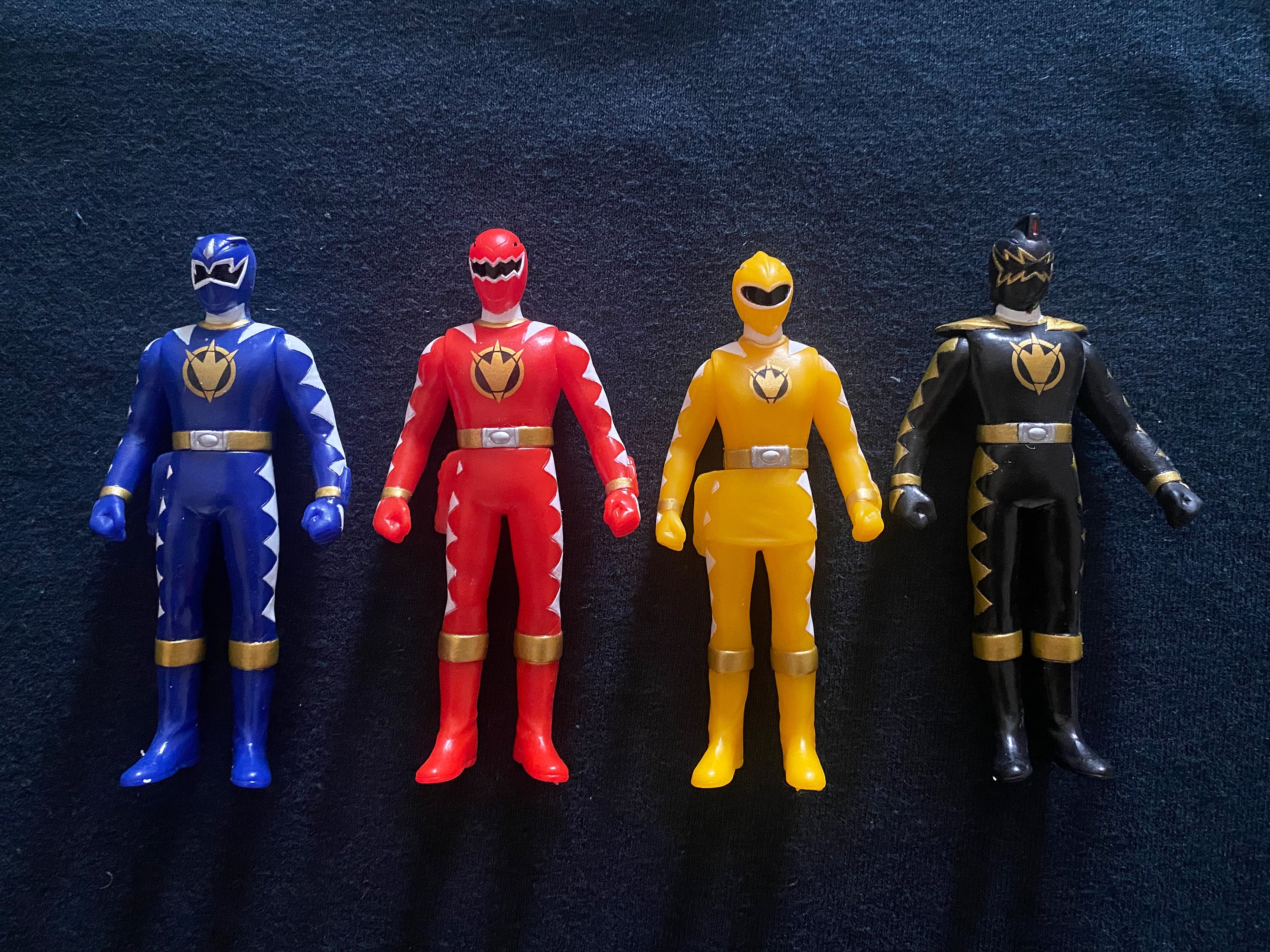 Vintage 2002 Power Rangers Dino Thunder Mini Vinyl Figure Set - Etsy