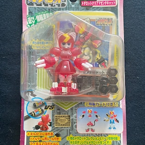 Vintage 1997 Takara Medabots Medarot MC-05 Mazendachat Clear Robot Battle Mini Figure Japan Rare