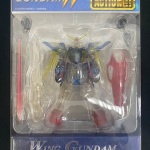Vintage 2001 Bandai Gundam W MIA Mobile Suit Gundam Wing HK Ver Crystal Action Figure Rare