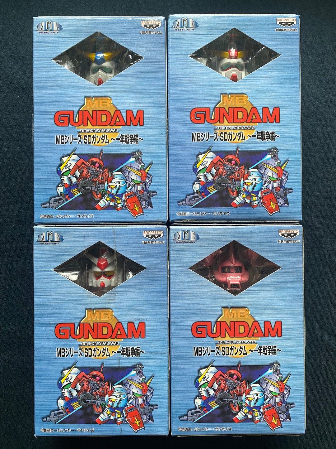 Vintage 1999 Banpresto MB Series SD Gundam the One Year War RX78-2