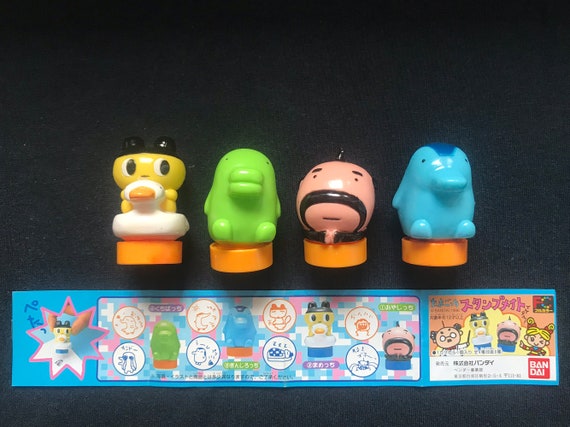 1997年 当時物 天使っち たまごっちカラフルキャラクタースタンプセット 1997年 当時物 天使っち たまごっちカラフルキャラクター