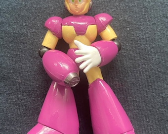 Figura de acción vintage de 1994 de Capcom Bandai Rockman Megaman Mega Man X Purple Gashapon, Japón, rara