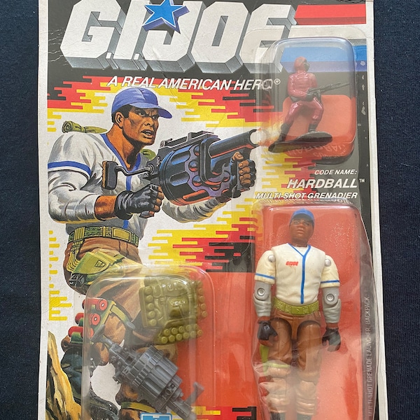 Vintage 1988 GI Joe A Real American Hero Hardball Multi Shot Grenadier Action Figure Rare