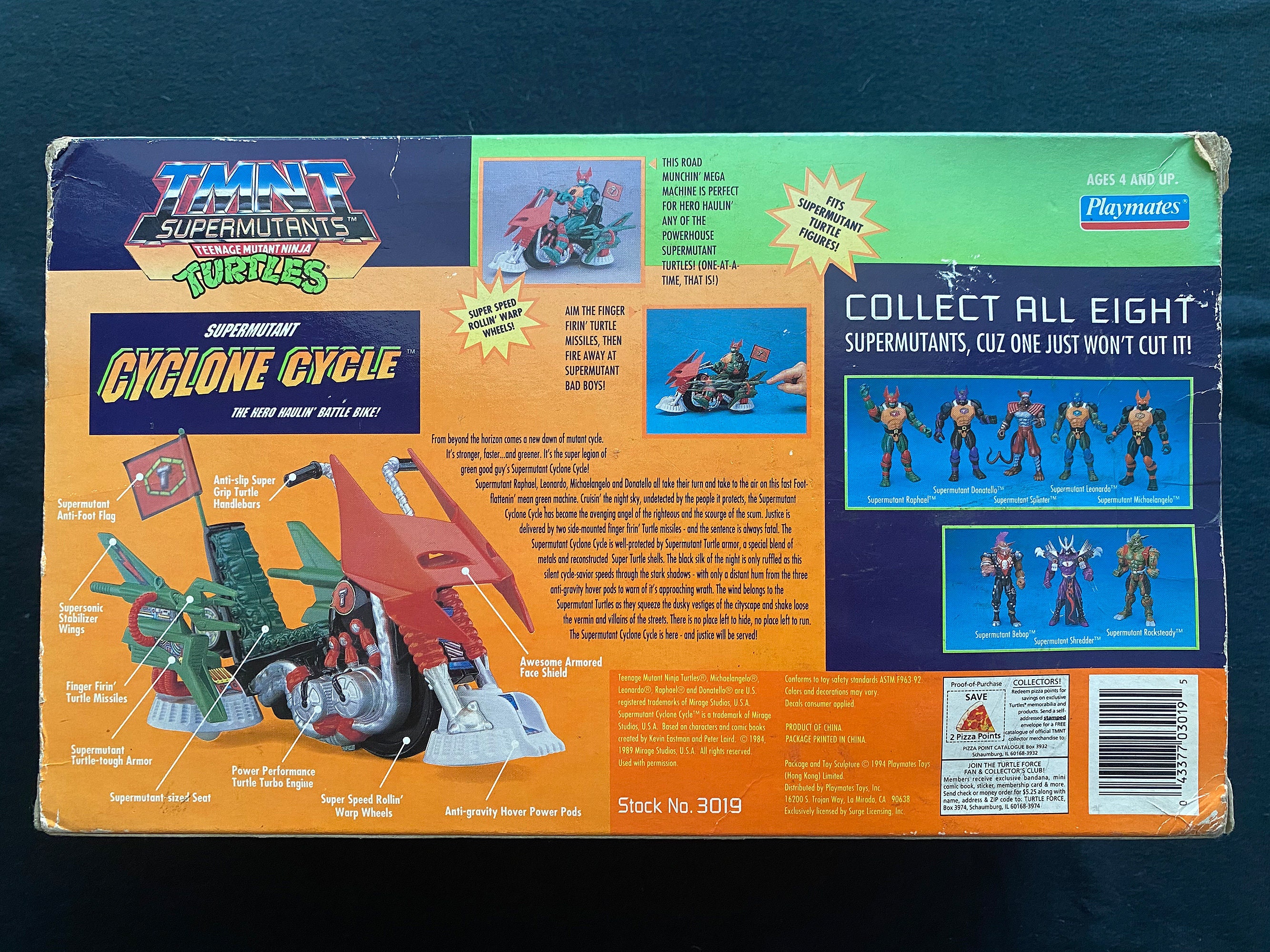 TMNT Super mutant Cyclone Cycle 1994 New Open Box | eBay