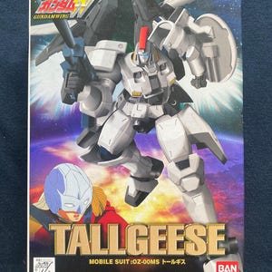 Vintage 2000 Bandai Gundam W Wing Gundam MS Mobile Suit WF06 OZ-00MS Tallgeese Model Kit Figure Japan MIB