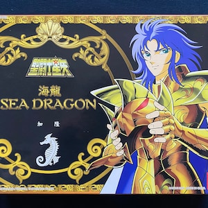 Vintage 2004 Bandai Saint Seiya Cavaleiros do Zodíaco Poseidon Dragão Marinho Kanon Figura Myth Pano Novo Raro