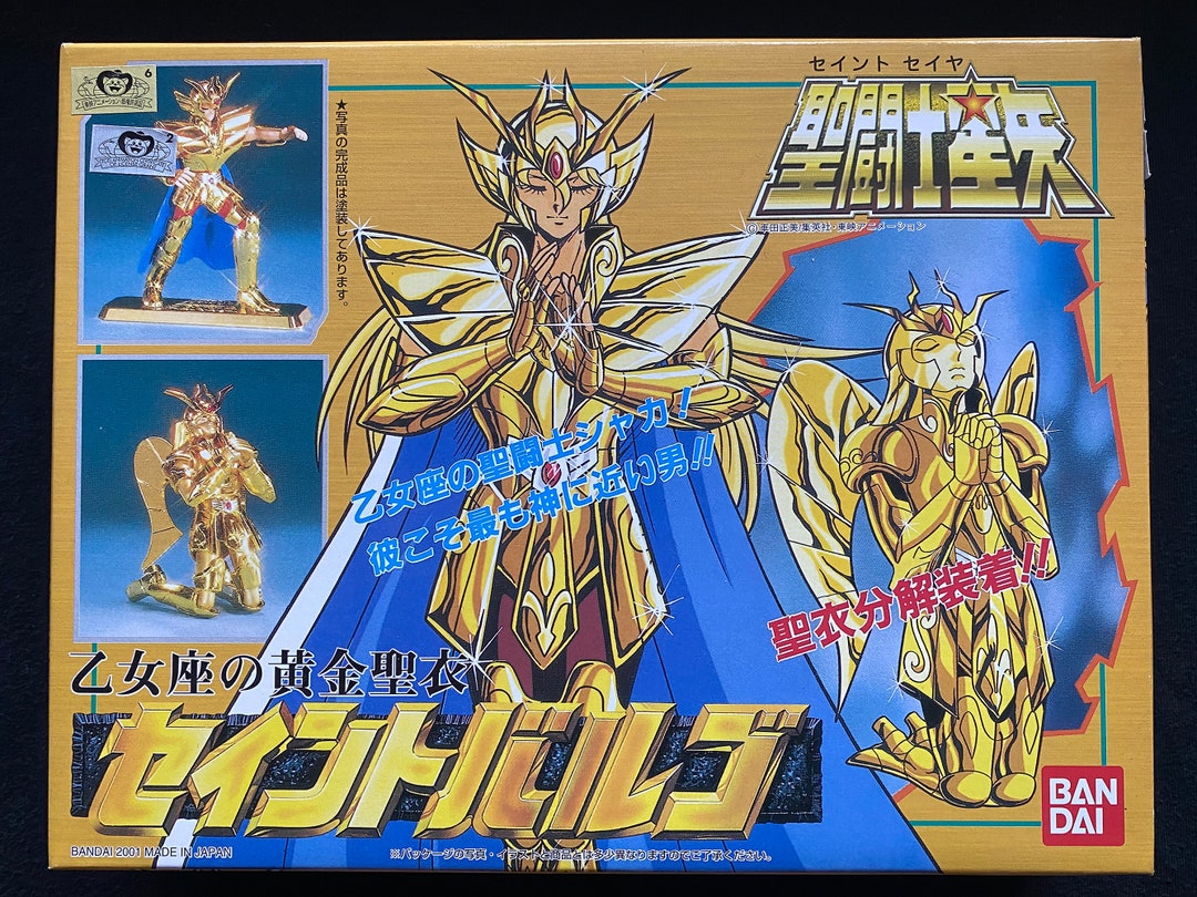 Vintage 2001 Bandai Saint Seiya Myth Gold Cloth Virgo Shaka Model