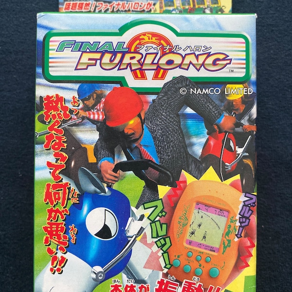 Vintage 1998 Bandai Final Furlong Horse Electronic Handheld LCD Virtual Game Japan Rare