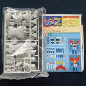 Vintage 1983 Bandai Super Robot Mazinger Z 1:144 Scale Plastic Model Kit Figure Japan image 4