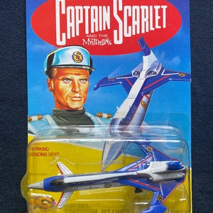 Vintage 1993 Vivid Imaginations Captain Scarlet And the Mysterons Spectrum Jet Liner Die-Cast Figure