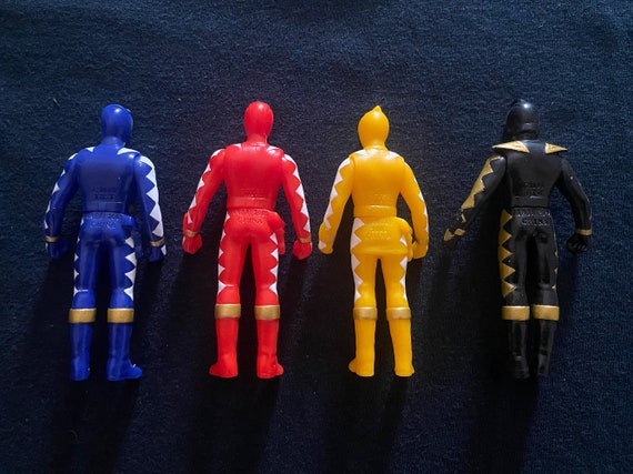 Buy Vintage 2002 Power Rangers Dino Thunder Mini Vinyl Figure Set