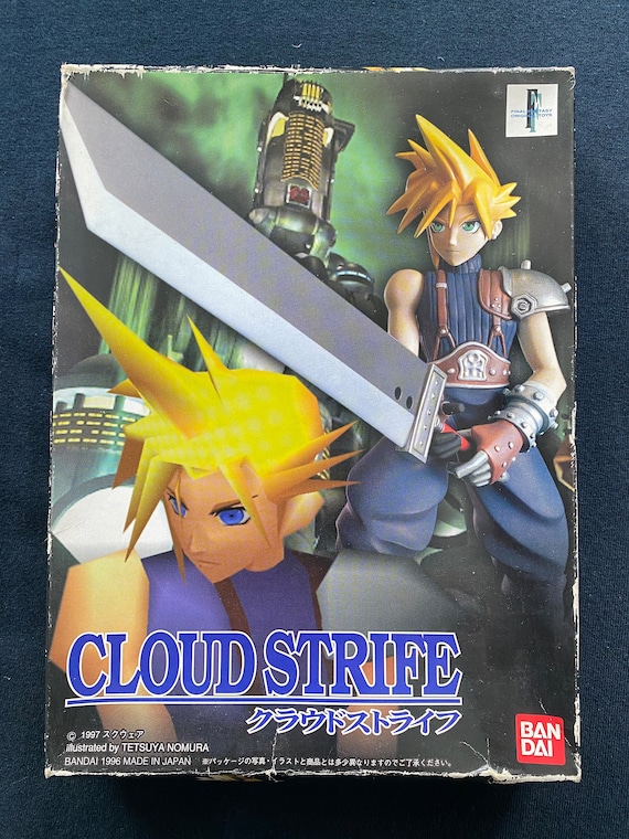 Vintage 1997 Bandai Final Fantasy VII 7 Cloud Strife Plastic