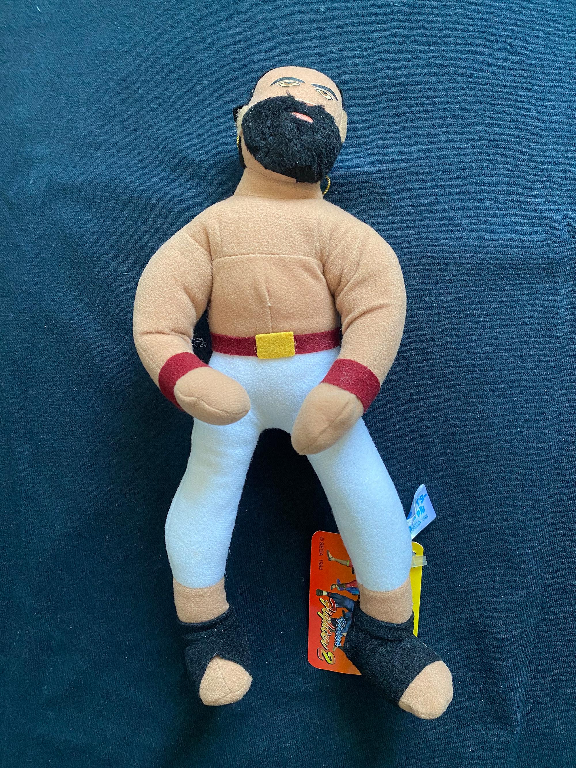廃盤　SEGA バーチャファイター2 ジェフリー ぬいぐるみ 1994年製 Vintage 1994 SEGA Virtua Fighter 2 Jeffry Mcwild 28 Cm Stand