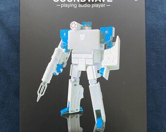 Vintage Takara Transformers Music Label Soundwave MP3 Player