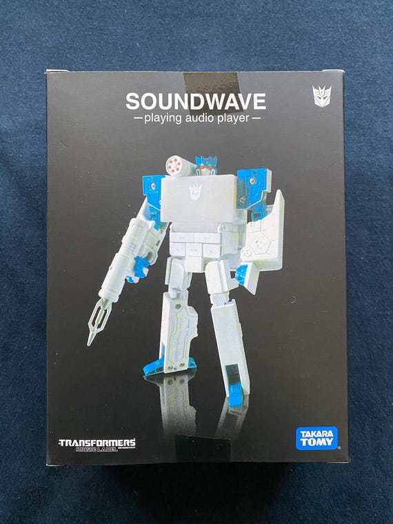 Vintage Takara Transformers Music Label Soundwave MP3 Player