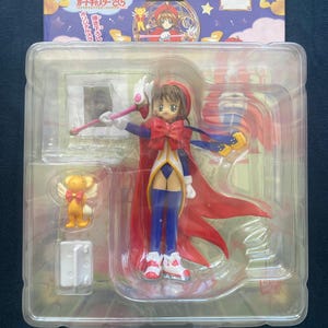 Vintage 1999 Bandai Card Captor Sakura Kinomoto Cute Memory Collection Battle Costume Figura Japão Grampo Novo MIB Raro CCS
